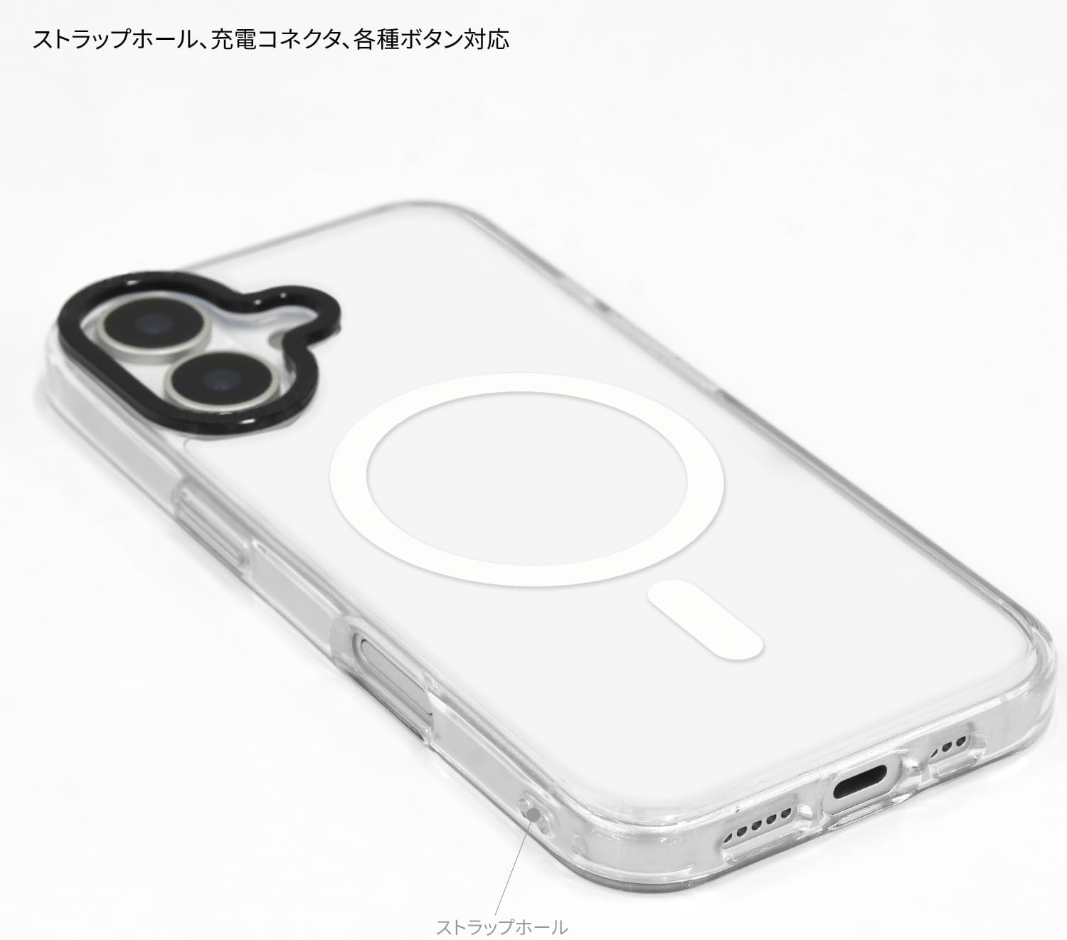 Gourmandies Sanrio Characters Camera Frame Iphone 17 Magsafe Compatible Case Hello Kitty SANG-590KT - Chromi image number 6