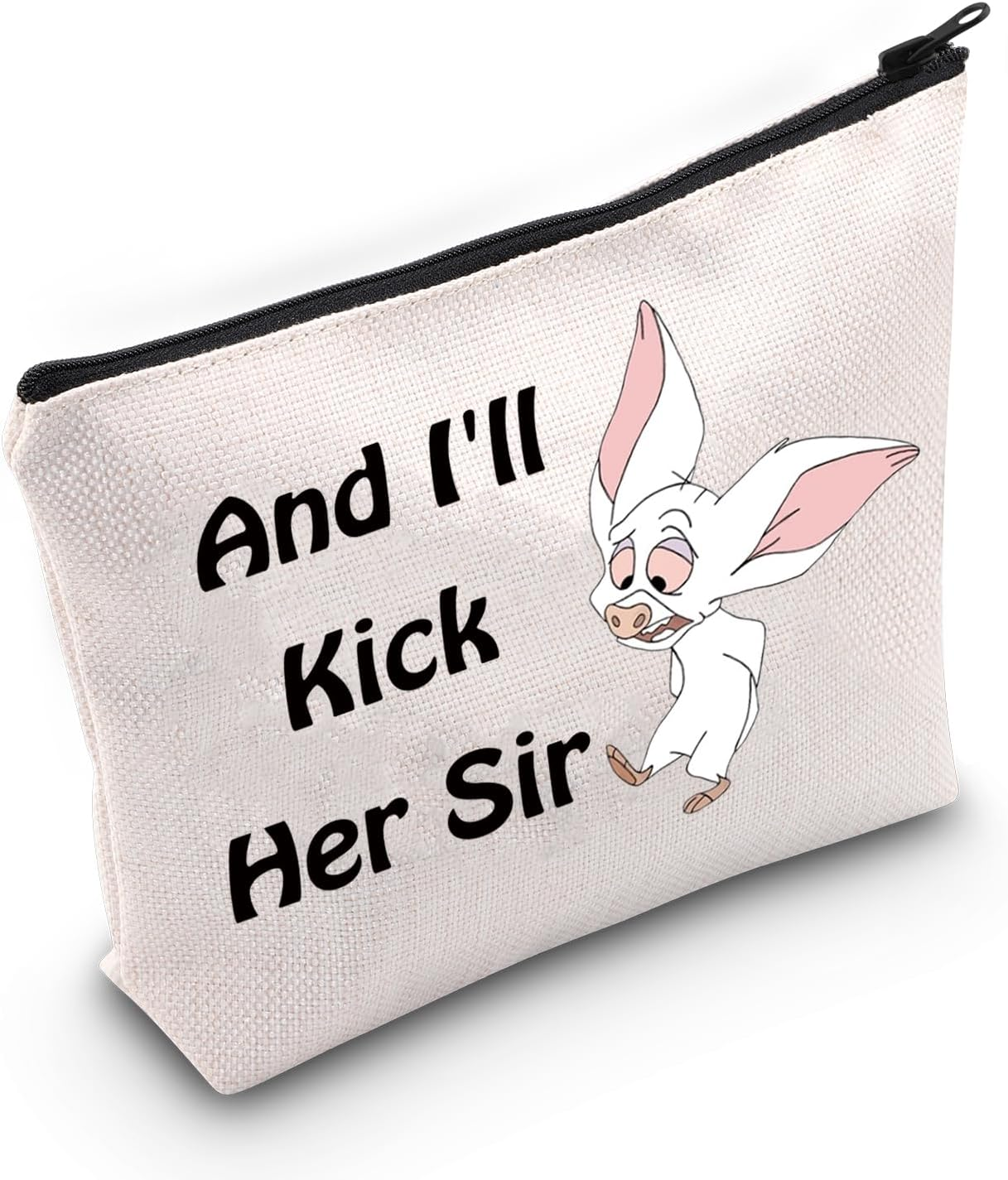 JXGZSO Anastasia Bartok Inspired Cosmetic Bag Anastasia Bartok Movie Lover Gift and I'Ll Kick Her Sir Makeup Bag, and I'Ll Kick Her Sir image number 4