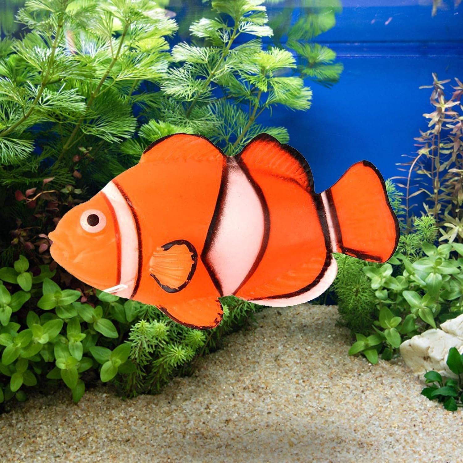 Silicone Fake Fish - Silicone Fake Fish for Fish Bowl,Artificial Fish for Fish Tank Ornament, Decoration for Aquarium Fish Tank (Color : 3) image number 5