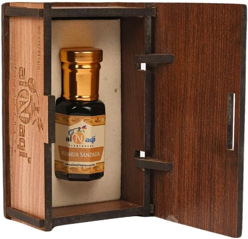 ECH Ethnic Choice Al Naqi MAJMUA SANDALLA Attar-6Ml | for Men and Women | Pack of 1 | Original & 24 Hours Long Lasting Fragrance | Most Wanted Arabian Aroma | (Unisex) | image number 1
