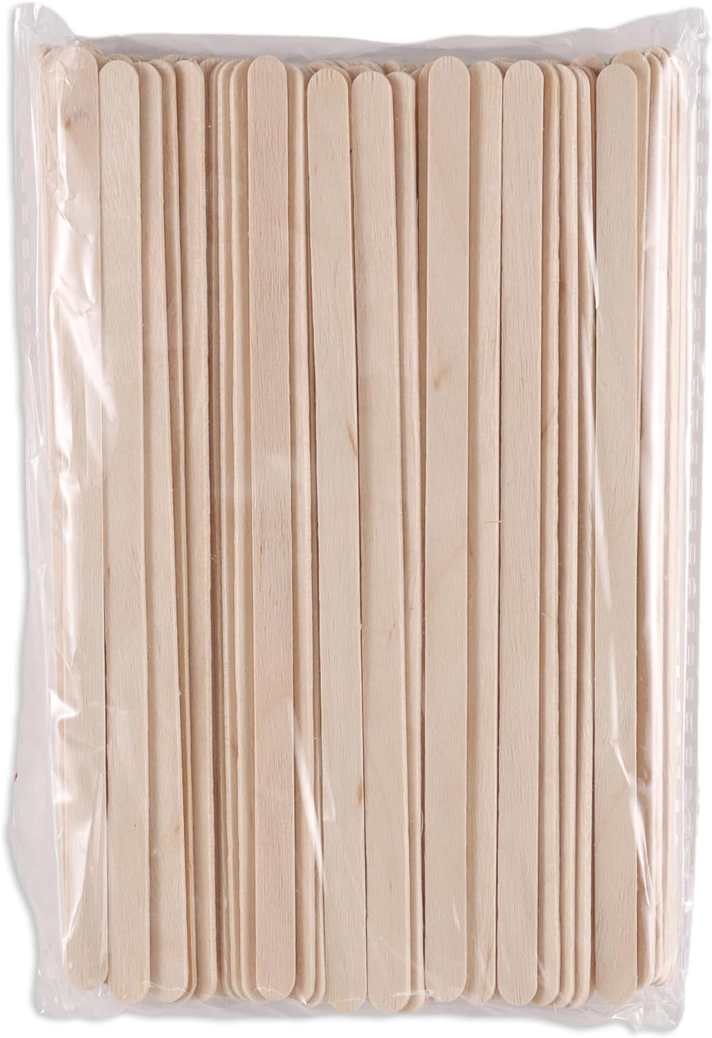 300Pcs Wooden Wax Sticks - for Body Legs Face 5.5Inch Medium Sizes Eyebrow Waxing Applicator Spatulas Wood Coffee Stirrs Wooden Carft Stick image number 3