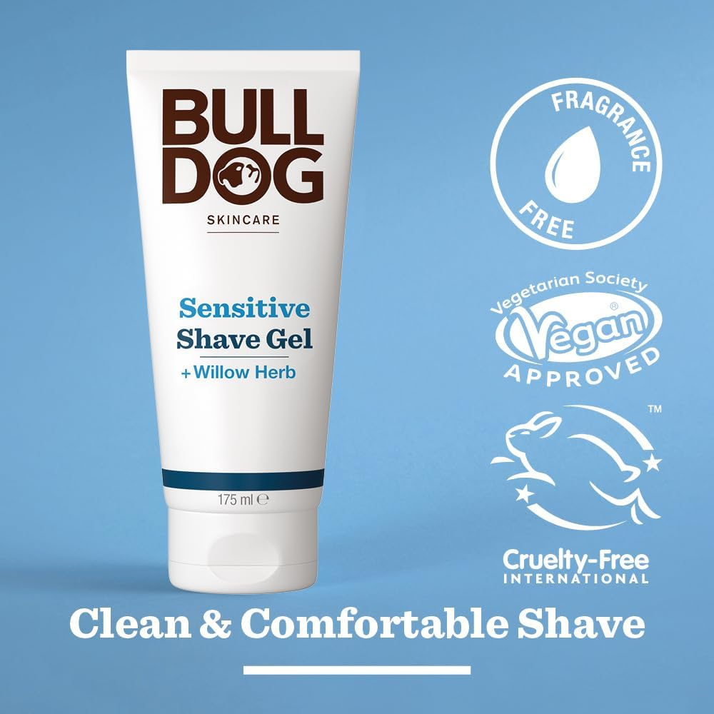 Bulldog Sensitive Shave Gel 175Ml image number 6