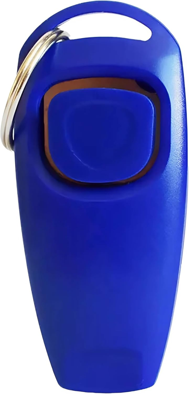 EZONEDEAL Dog Training Clicker Dog Trainer, 2 in 1 Whistle and Dog Clicker for Training Combo,Pet Behavioral Training Tools Help Guide Easy to Carry for Dogs Cats Birds Horses,Puppy (Red)