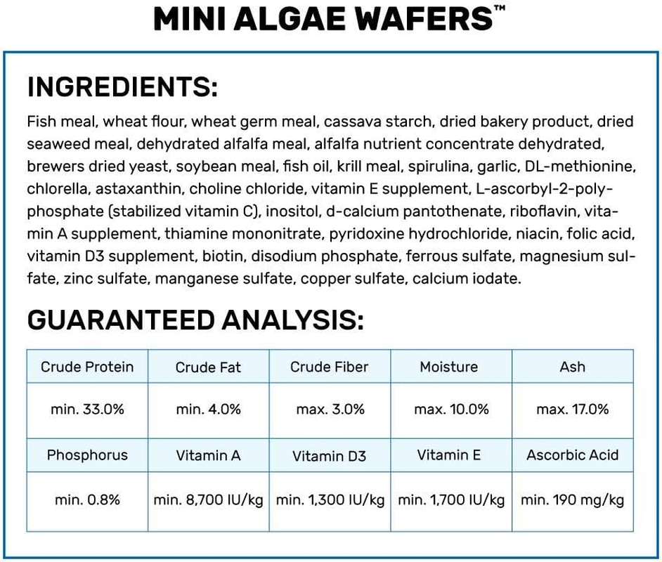 Hikari Usa Inc AHK21403 Mini Algae Wafers 0.77-Ounce image number 1