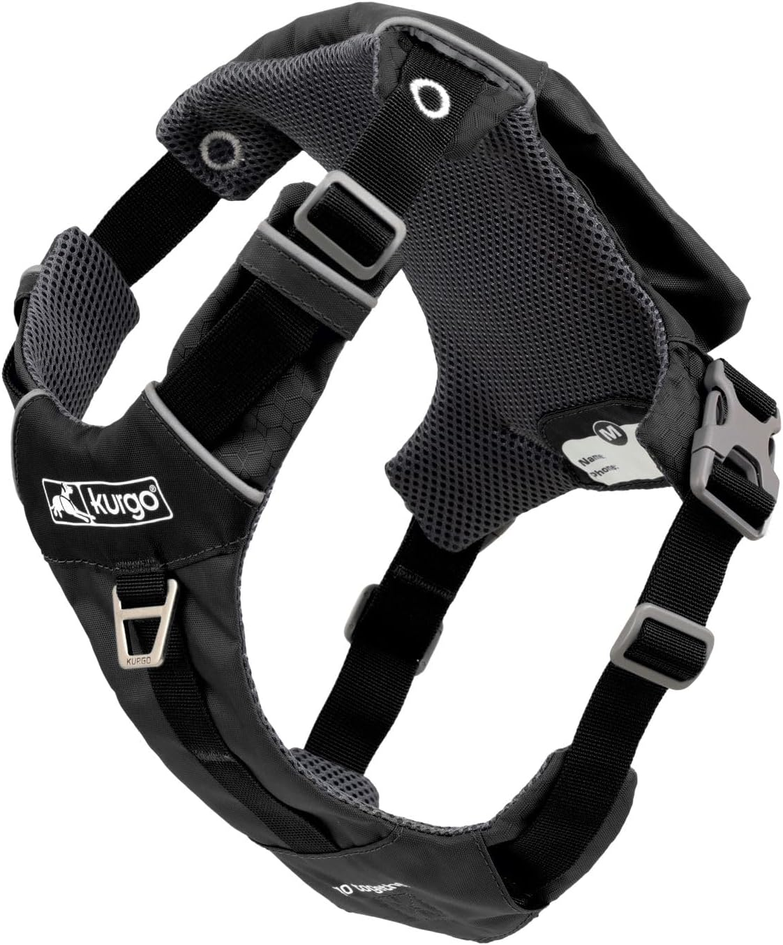 Kurgo Stash N Dash Dog Harness, Black, Small image number 1