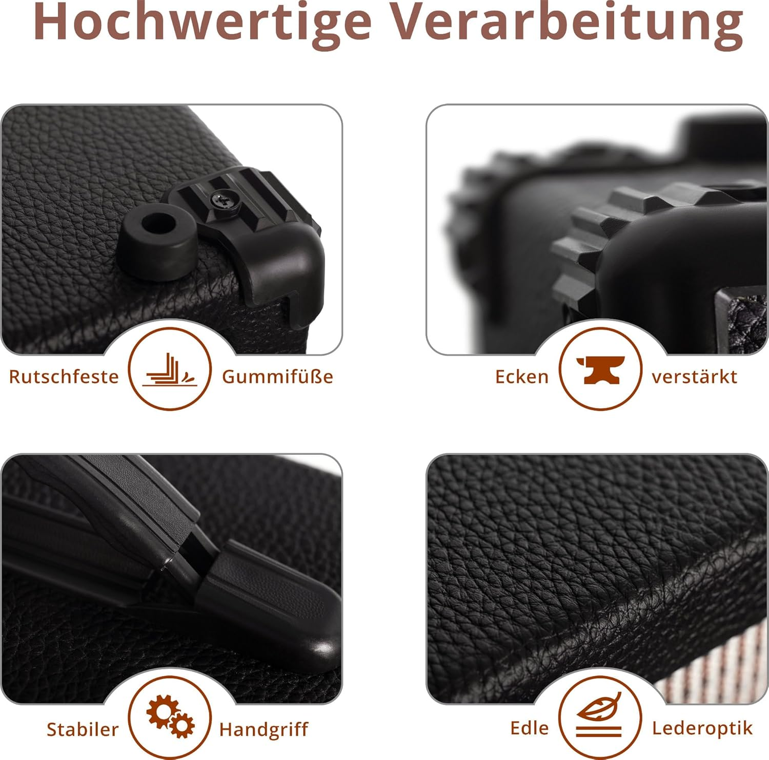 Rocktile Scream 15 Guitar Amplifier Mini Combo Amp (15 Watt Amplifier, 2 Channels, Portable, Aux-In for MP3/CD, 3-Band Equalizer, Headphone Jack) image number 6