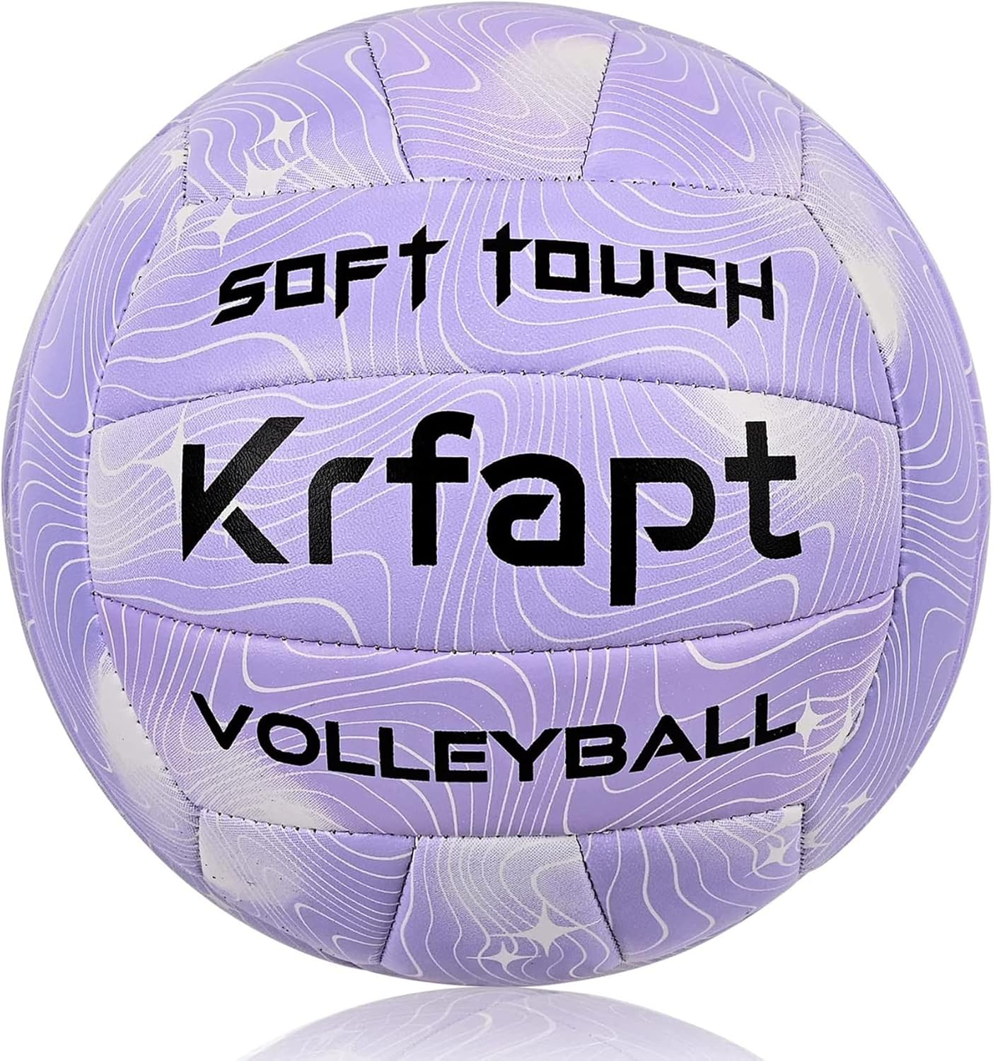 Krfapt Volleyball Beach Volleyballs Official Size 5, Touch Volley Ball Training for Outdoor Indoor Play