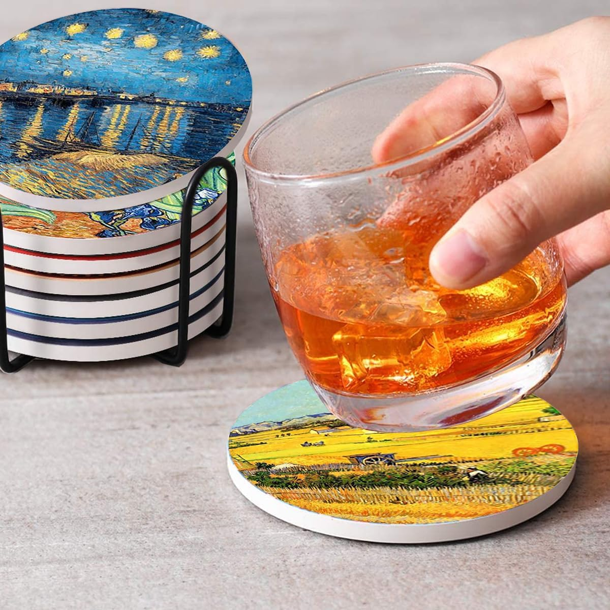 Famous Painting Coaster - Mandala image number 5