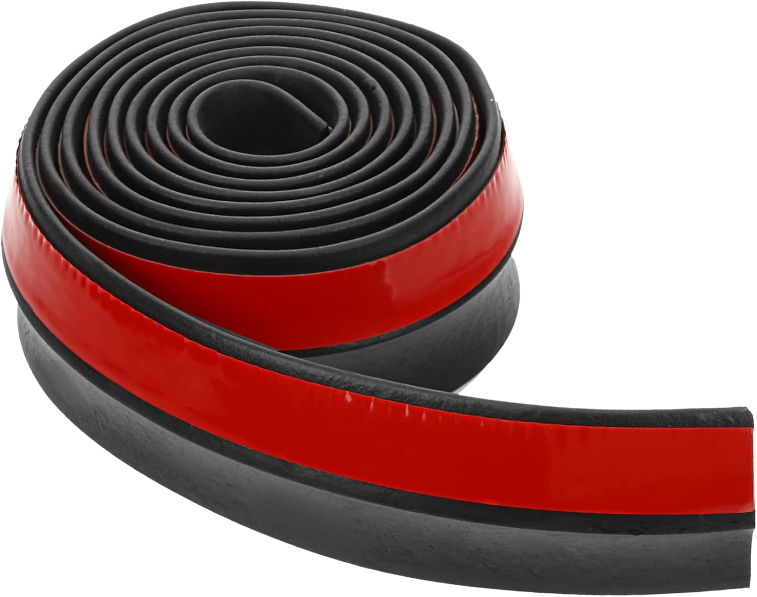 DOITOOL Self-Adhesive Rubber Strip Rubber Gasket Material Roll for DIY Sealing Weather Stripping Warehouse Flooring Protection image number 2