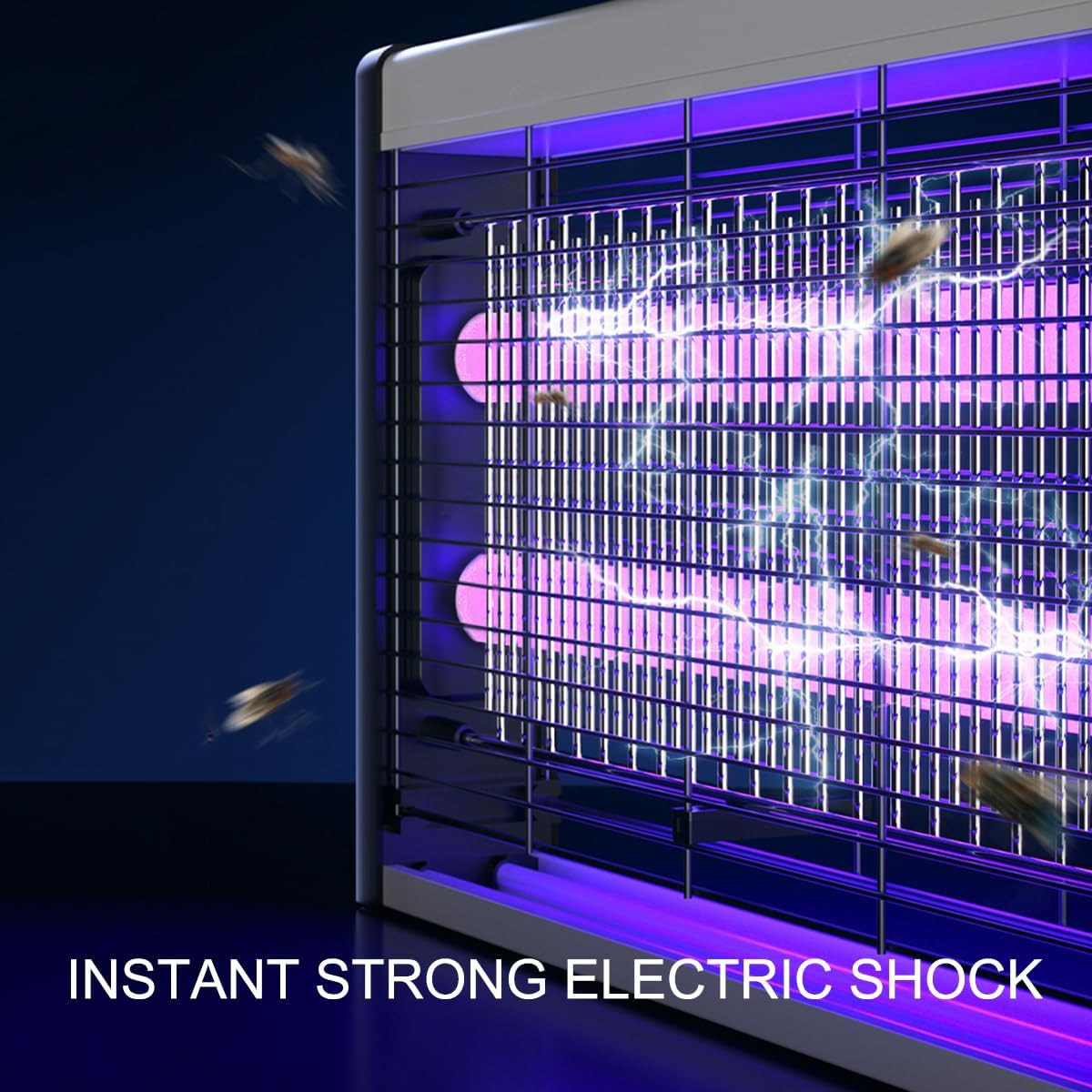 Electric Fly Zapper,Usb Charging Flying Insect Killer, Mosquito Repellent for Outdoor Living Room Kitchen Courtyard，Mosquito Bug Zapper Indoor Outdoor with Removable Tray