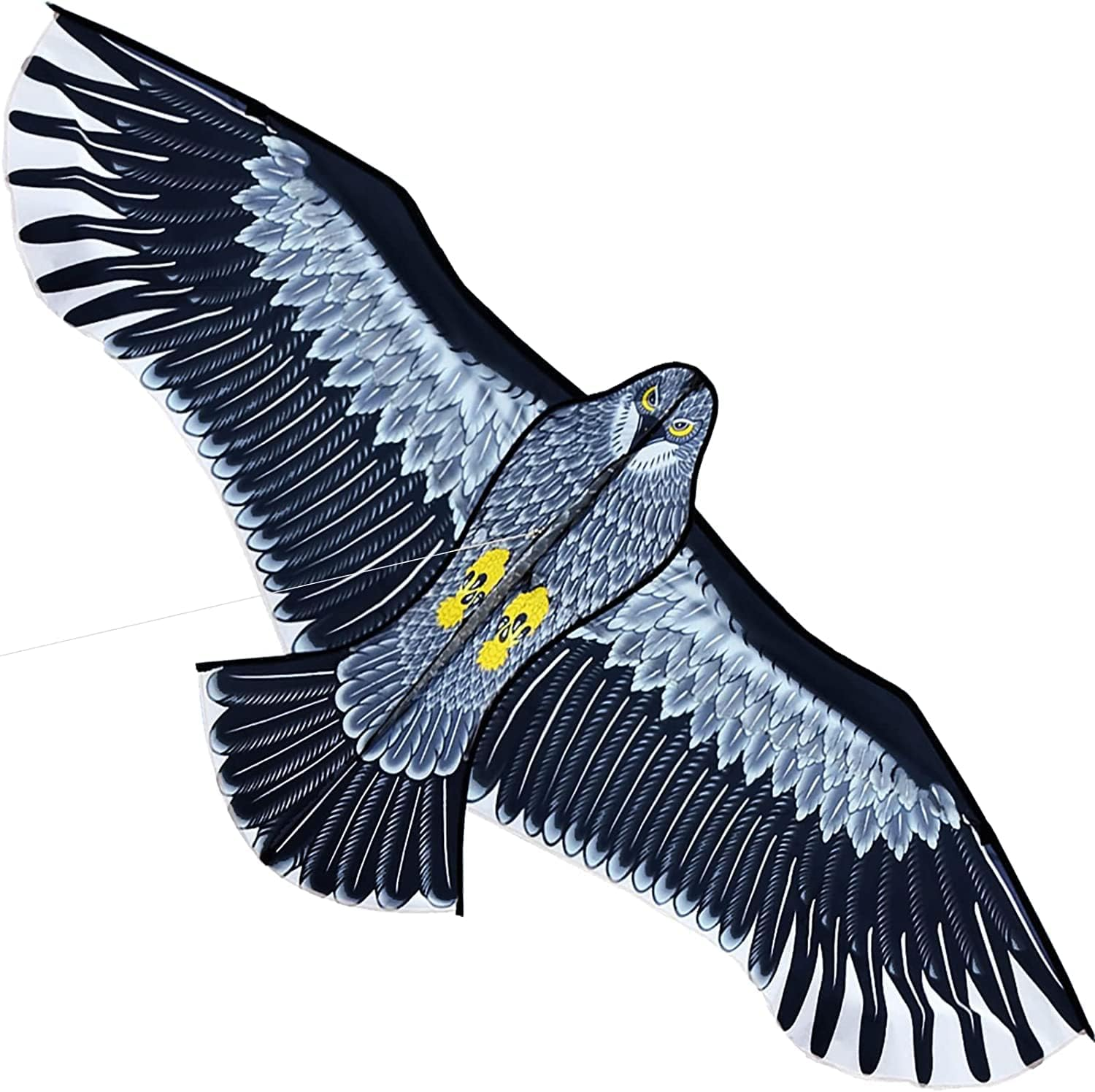 Touch the Sky Huge Eagle Bird Kite for Children & Adults, Easy to Assemble & Fly,Beach and Summer Outdoor Toy for Boys and Girls image number 4