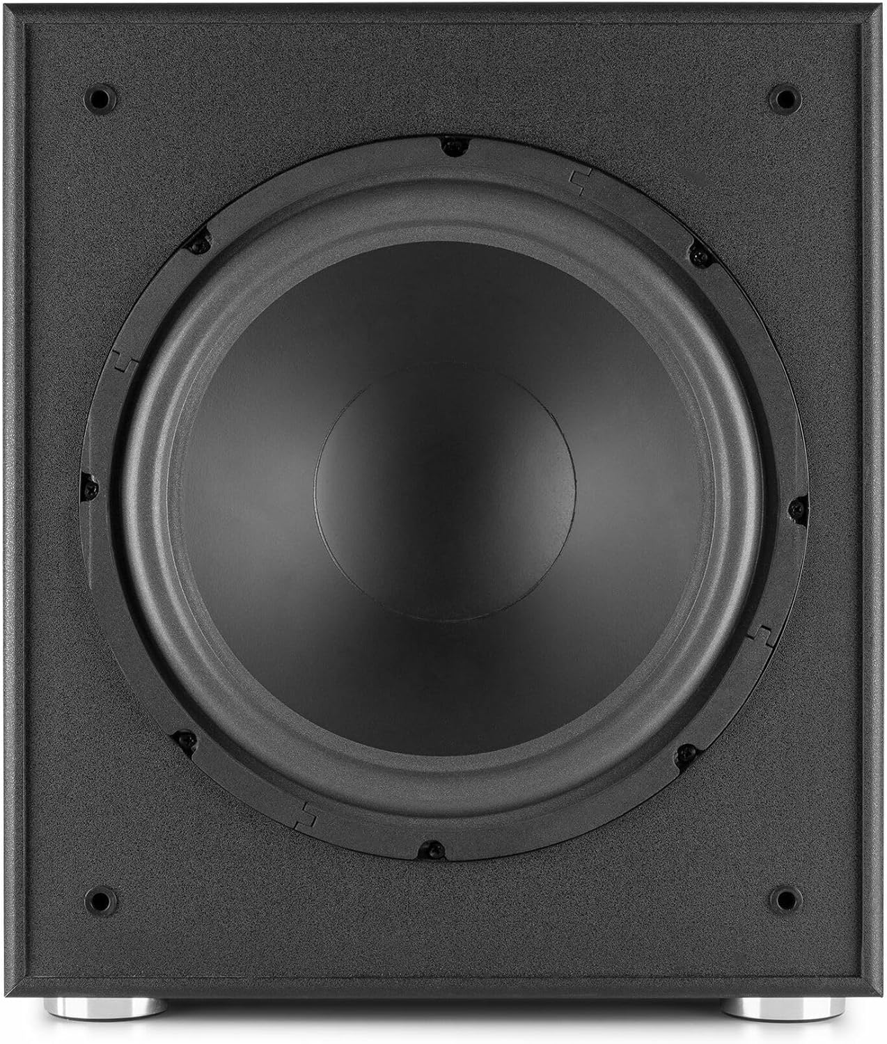 Fenton SHFS12B 12" Active Subwoofer Powered Bass Speaker, Front-Firing with Phase Control and Crossover for Home Theatre, Hi-Fi Sound System Sub, 30Cm Woofer, Black