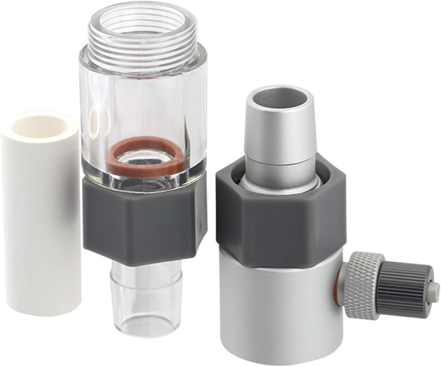 Terizger CO2 Diffuser,Carbon Dioxide Atomiser Bubble Counter Aquarium Inline CO2 Atomizer for Planted Aquarium,Aquarium Diffuser(16/22 Mm)