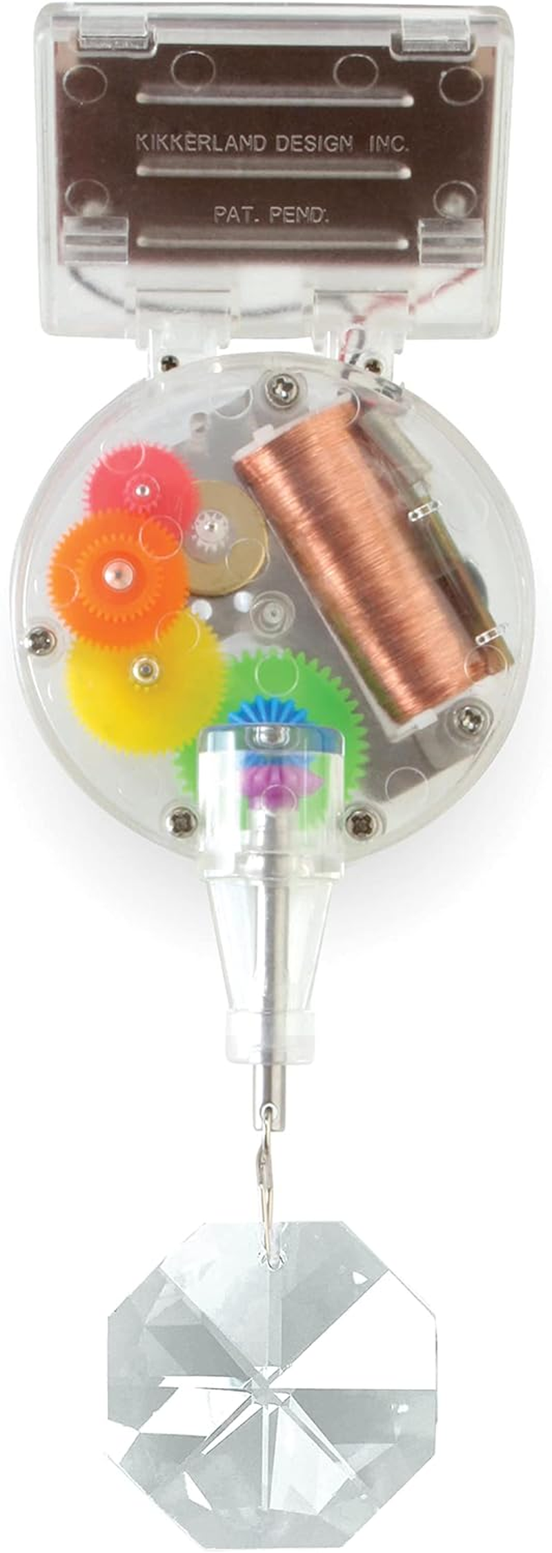 Kikkerland Solar-Powered Rainbow Maker with Crystal, Multicolor, 1 EA, One Size, RM1588-EU image number 1