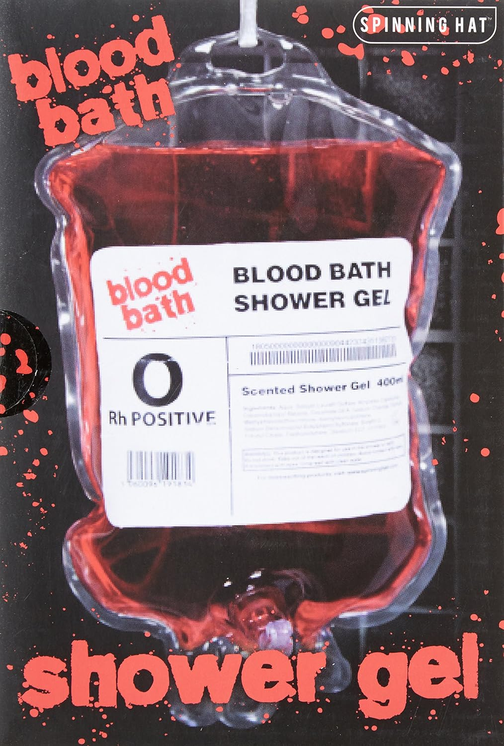 Gift Republic Blood Bath Shower Gel 400 Ml - Cherry Scented Horror-Inspired Novelty Gel in Realistic Blood Bag image number 1