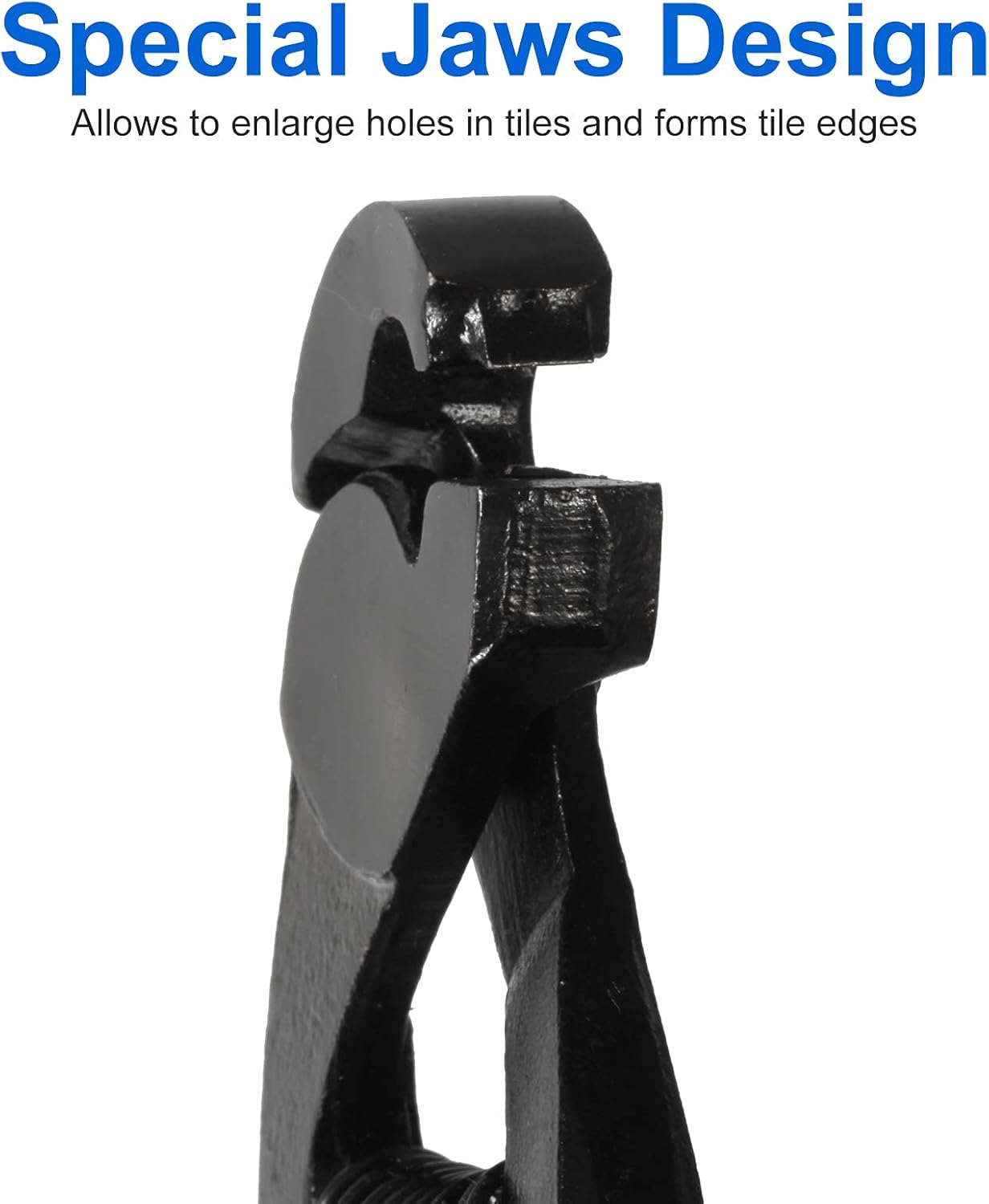 SPEEDWOX Parrot Tile Nibbler, 8" Tiles Cutter and Nippers with TPR Hangles, for Porcelain Mosaic Ceramic Mirror Tile Snipper Score Tile Working image number 4