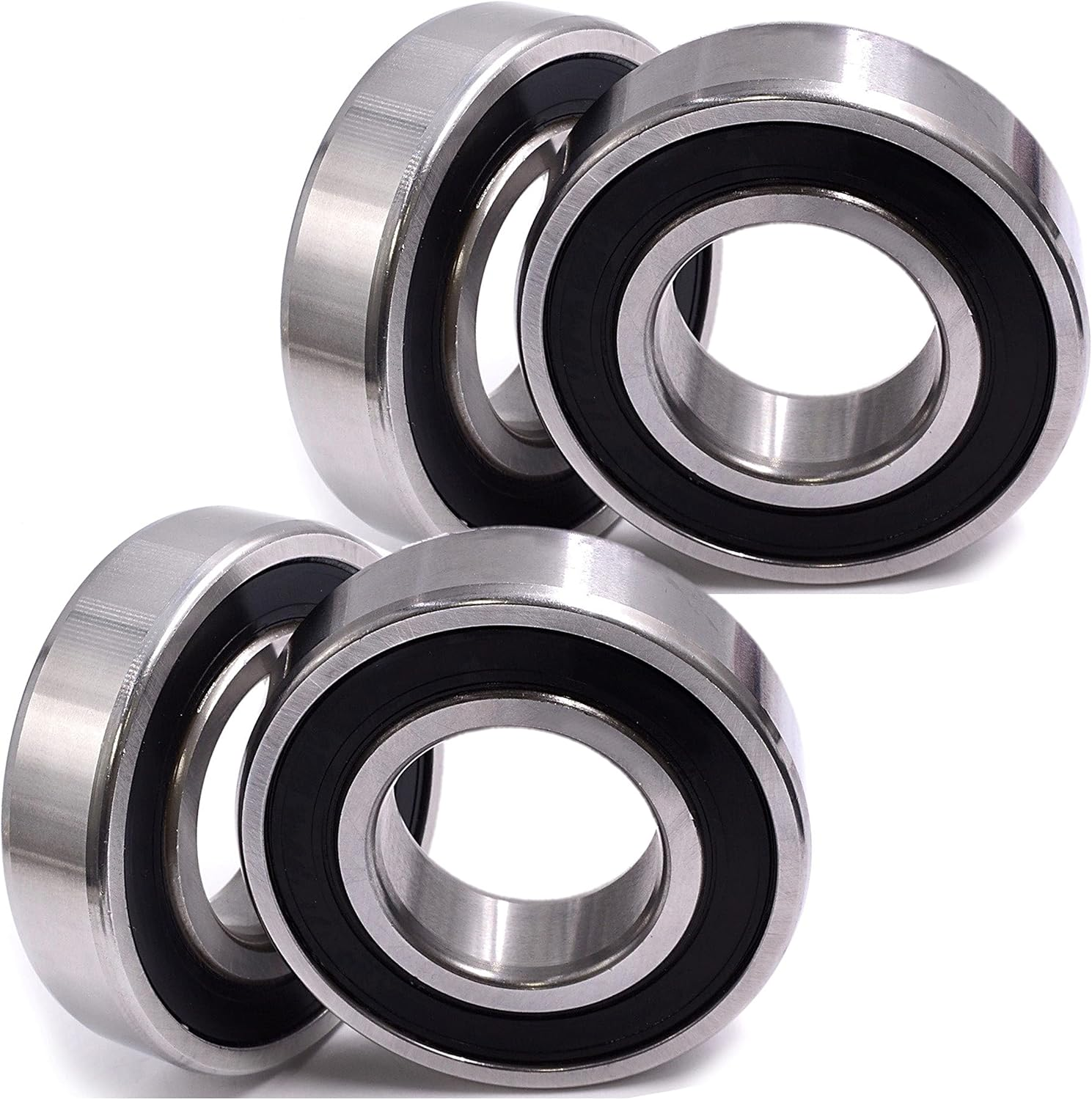 HD Switch (4 Pack) Deck Blade Spindle Bearing Rebuild Kit Replaces GX20818 JD8535 GX21510 for John Deere Eztrak AM137483 AM136733 AM143469 Z225 Z235 Z245 Z255 & More W/ C3 HIGH & Temp Grease Upgrades image number 1