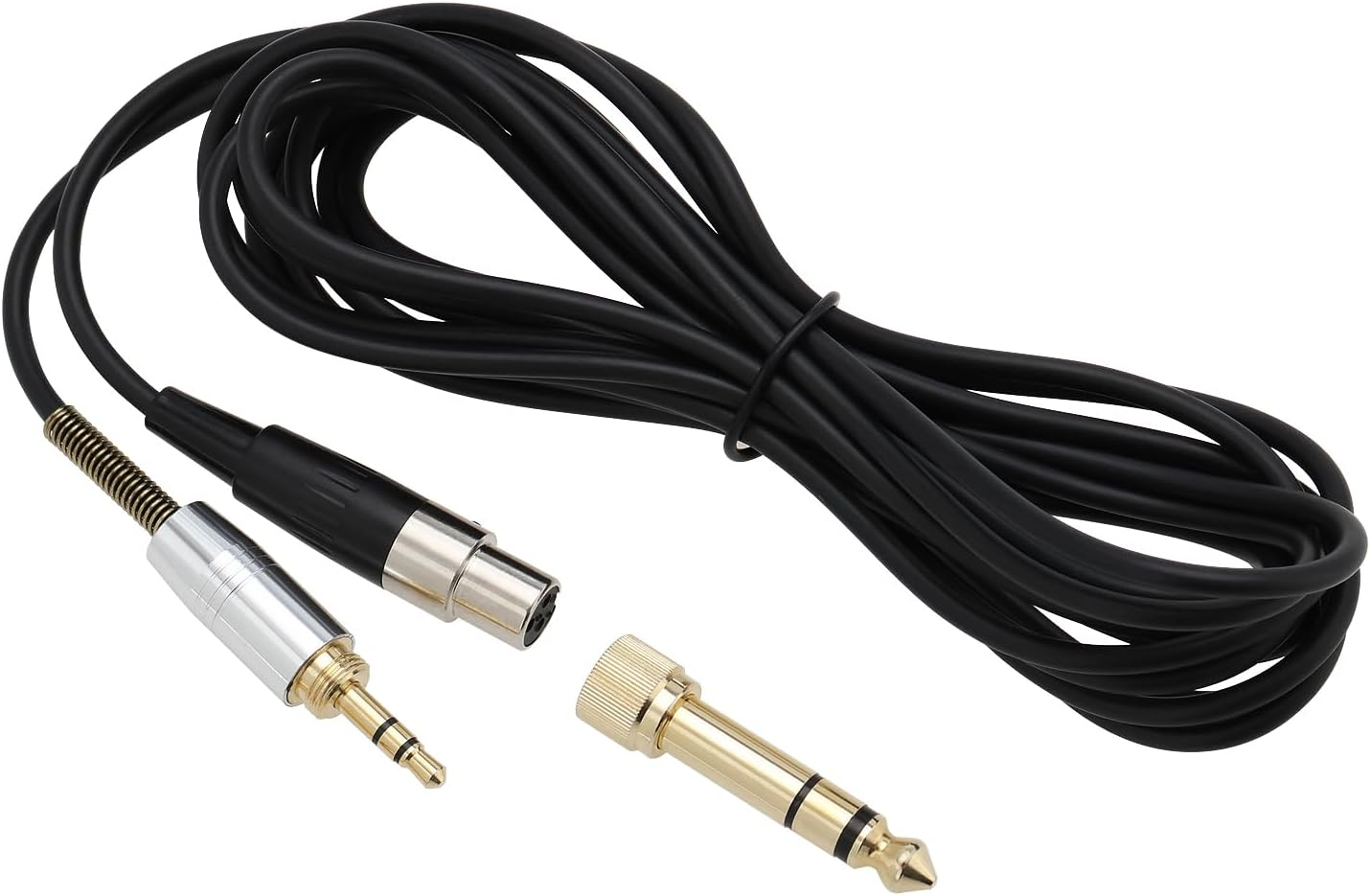 Emagtech Audio Upgrade Cable 3M Mini-Xlr to 3.5Mm & 6.35Mm Audio Cable TPE Headphones Extension Cord Compatible with AKG K240 Q701 K702 K141 K171 M220 image number 2