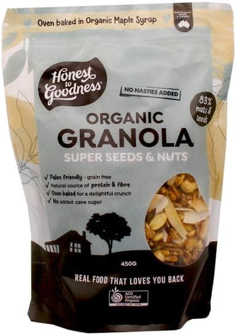 Organic Granola - Super Seeds & Nuts 450G