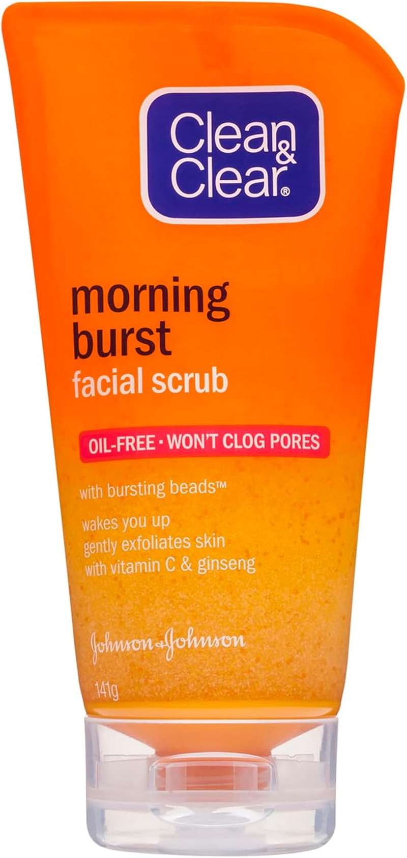 Clean & Clear Morning Burst Citrus Fragranced Facial Scrub 141G | Gently Exfoliate Away Dull| Tired-Looking Skin image number 1