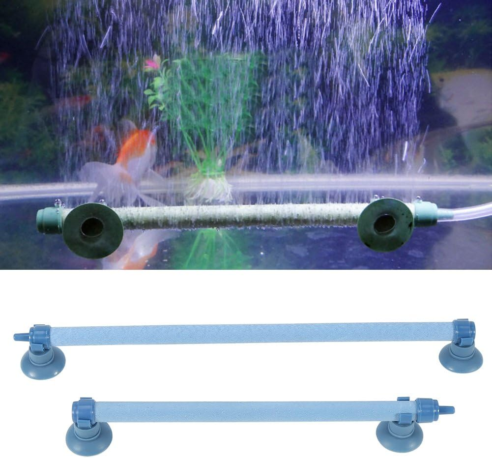 Joyzan Aquarium Air Stone Bubble Wall Tube, Fish Tank Nano Bubble Tubes Quiet Super High Dissolved Oxygen Release Diffuser Bar with Suction Cups Makes Tiny Bubbles for Fishes Tanks and Hydroponic Pump - 18 Inch image number 5