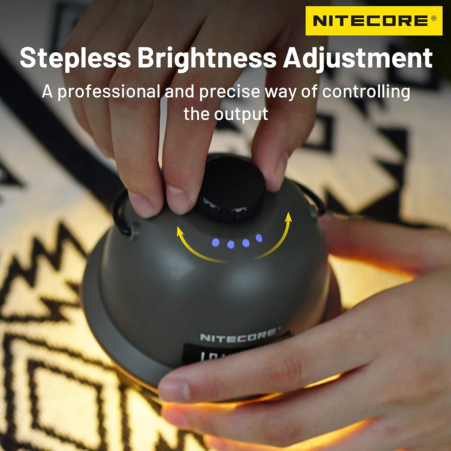 NITECORE LR40 White Multifunctional USB-C Rechargeable Camping Lantern with NITECORE Tag image number 5