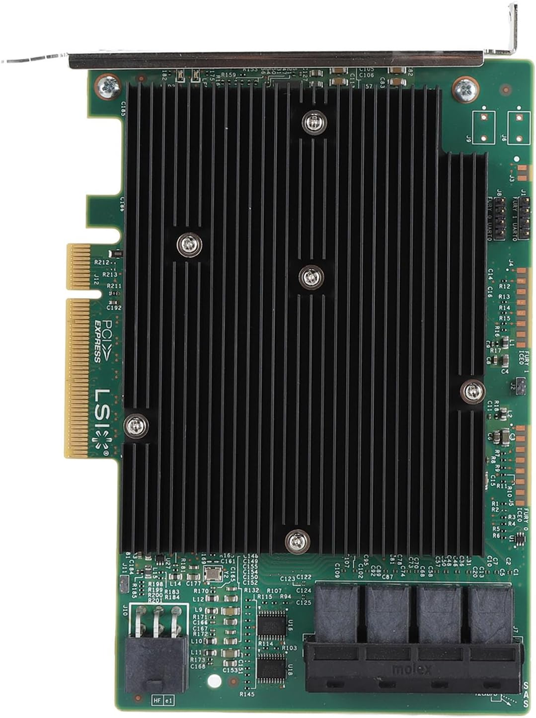 Bewinner LSI SAS 9300-16I HBA Controller Card, 16-Port Internal 12Gb/S SAS/SATA, Pcie 3.0 X8 Host Bus Adapter for Servers and High Bandwidth Storage Applications image number 5