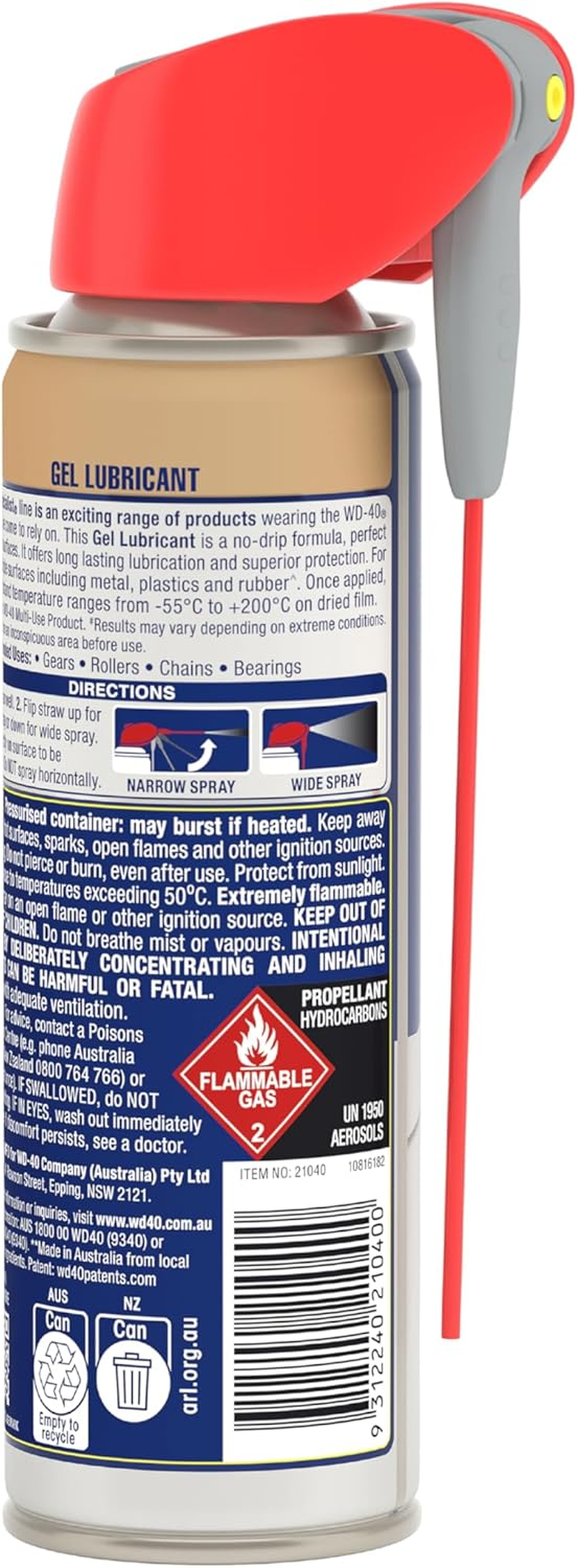 WD-40 Specialist Gel Lubricant 150G image number 5