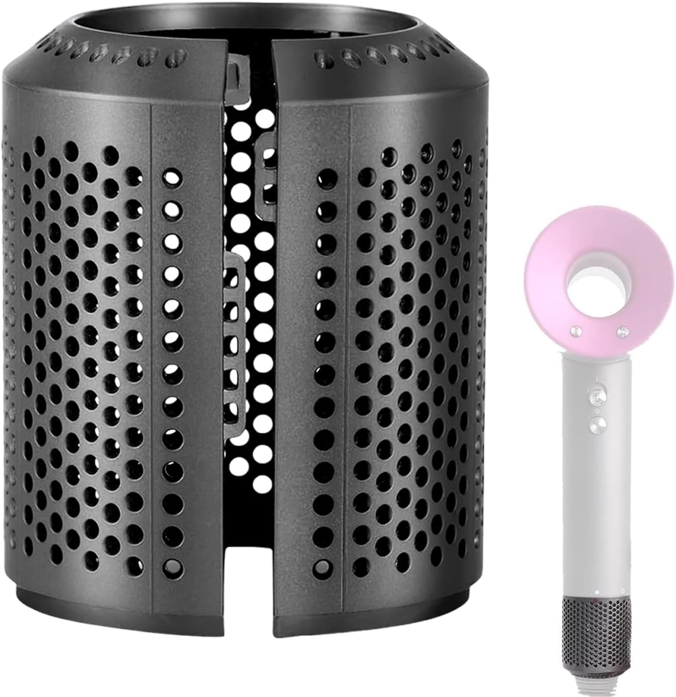 Hair Dryer Dustproof Universal Filter Cover for Dyson HD01 HD03 HD08 HD15, Detachable Hair Dryer Outer Strainer Filter Cage Replacement Parts image number 2