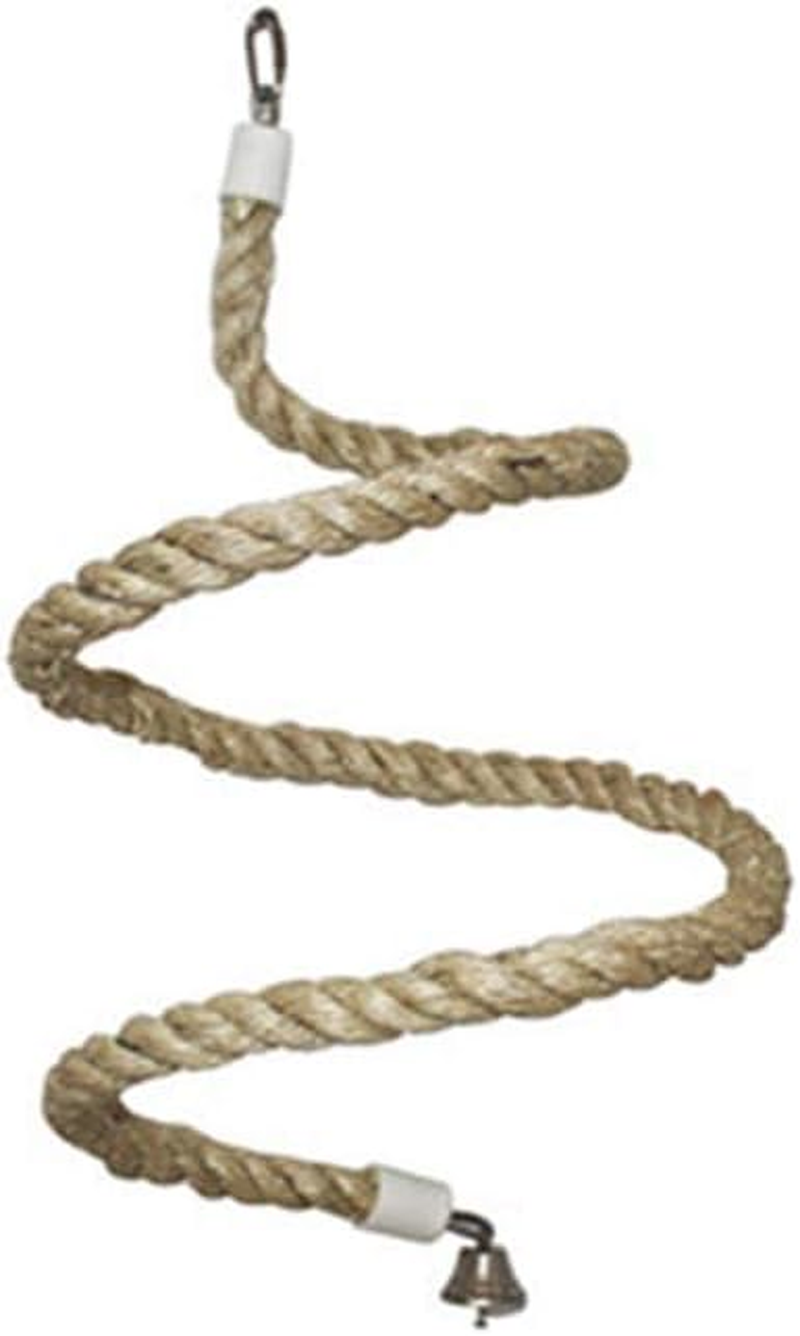 Avian Care Spiral Perch Rope, White