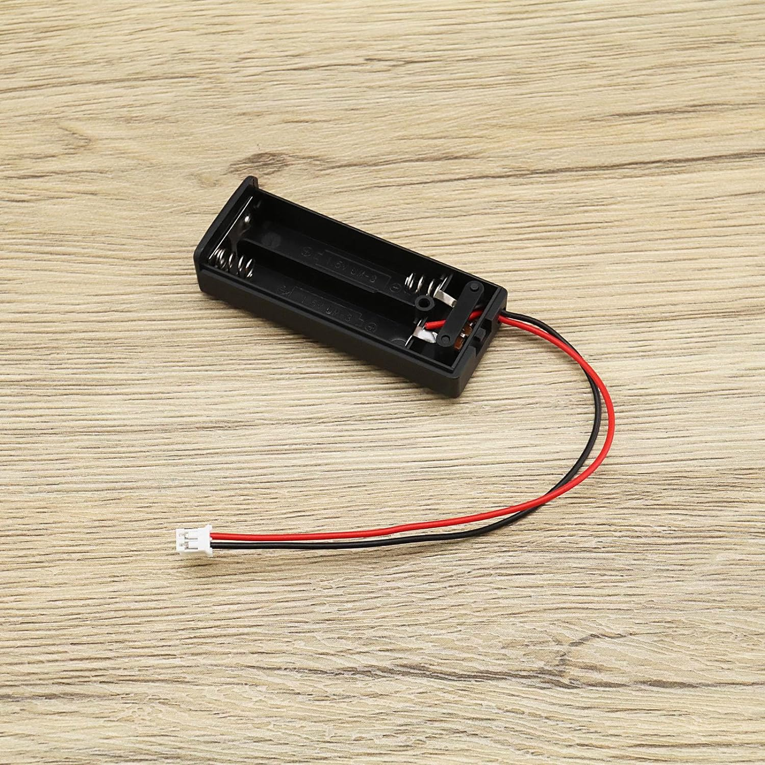 5PCS Black 3V 2 AAA Battery Holder Pack Case Cover Storage Box with On/Off Switch Ph2.0-2Pin Male Connector Cable Compatible with BBC Micro:Bit Board 135Mm image number 1