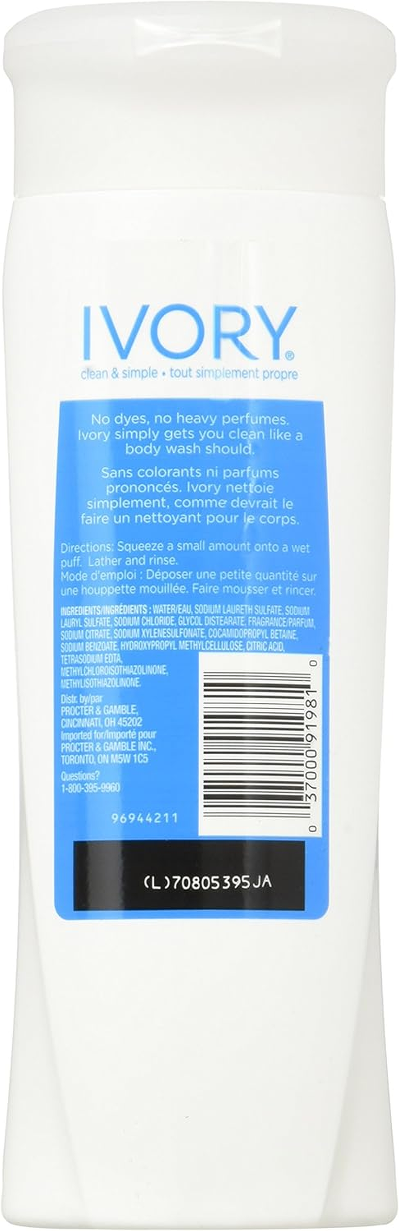 Ivory Body Wash, Original, 12 Ounces (Pack of 3) from Ivory image number 3