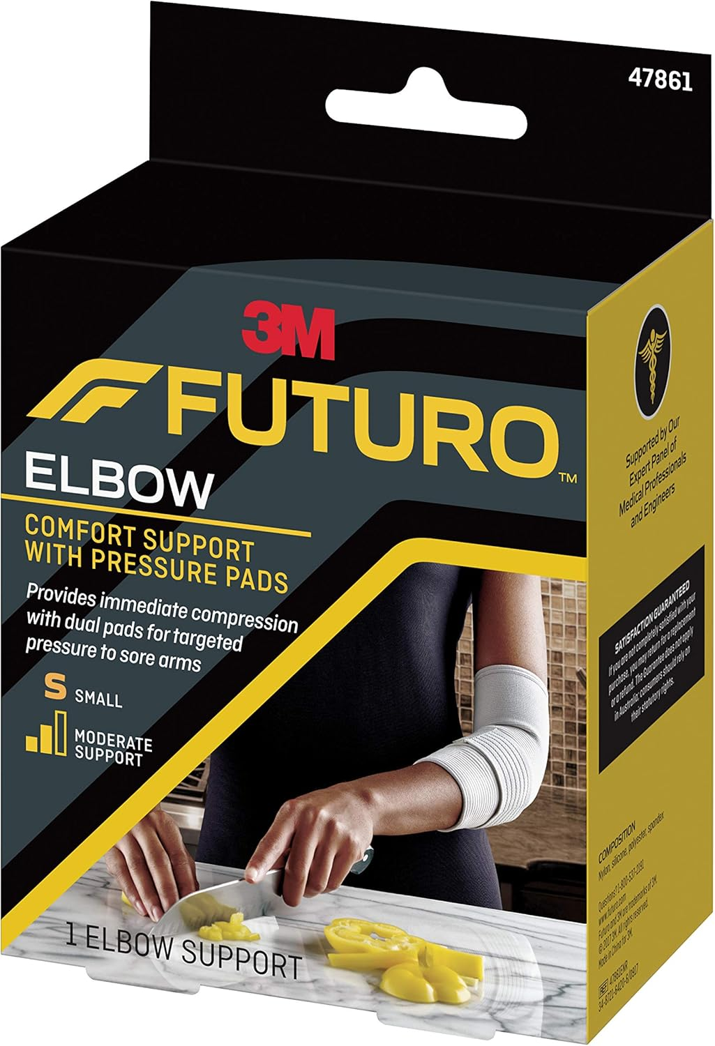 Futuro Elbow Support with Pressure Pads Small 47861EN image number 6