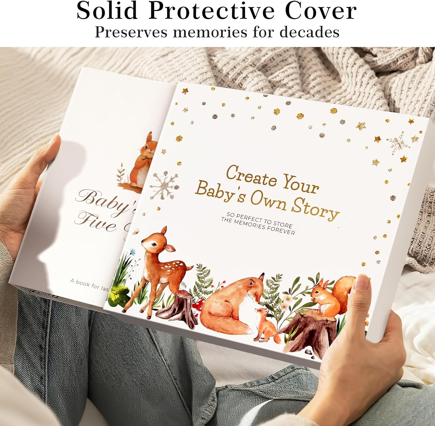 Keepsake Baby Memory Book - First 5 Year Journal - Gender Neutral Gift image number 6