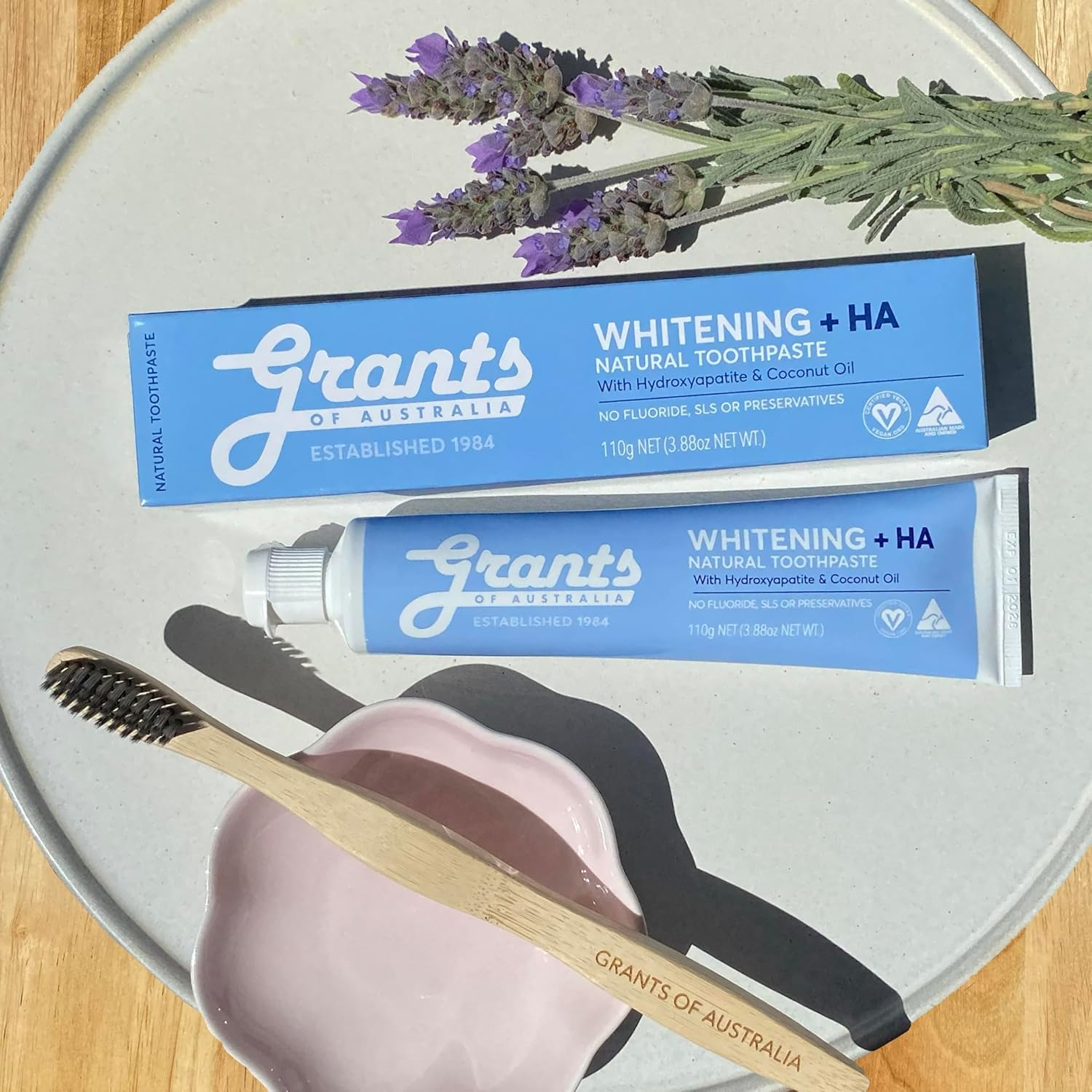 Grants Whitening +HA Natural Toothpaste 110G image number 5