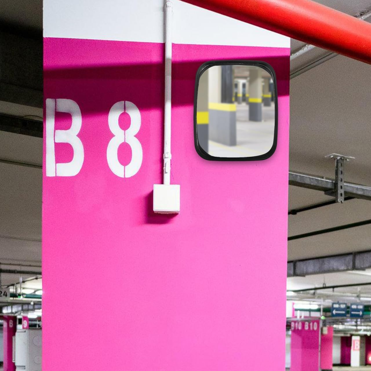 Iplusmile Enhanced Visibility Convex Driveway Mirror Wide Angle Parking Garage Mirror