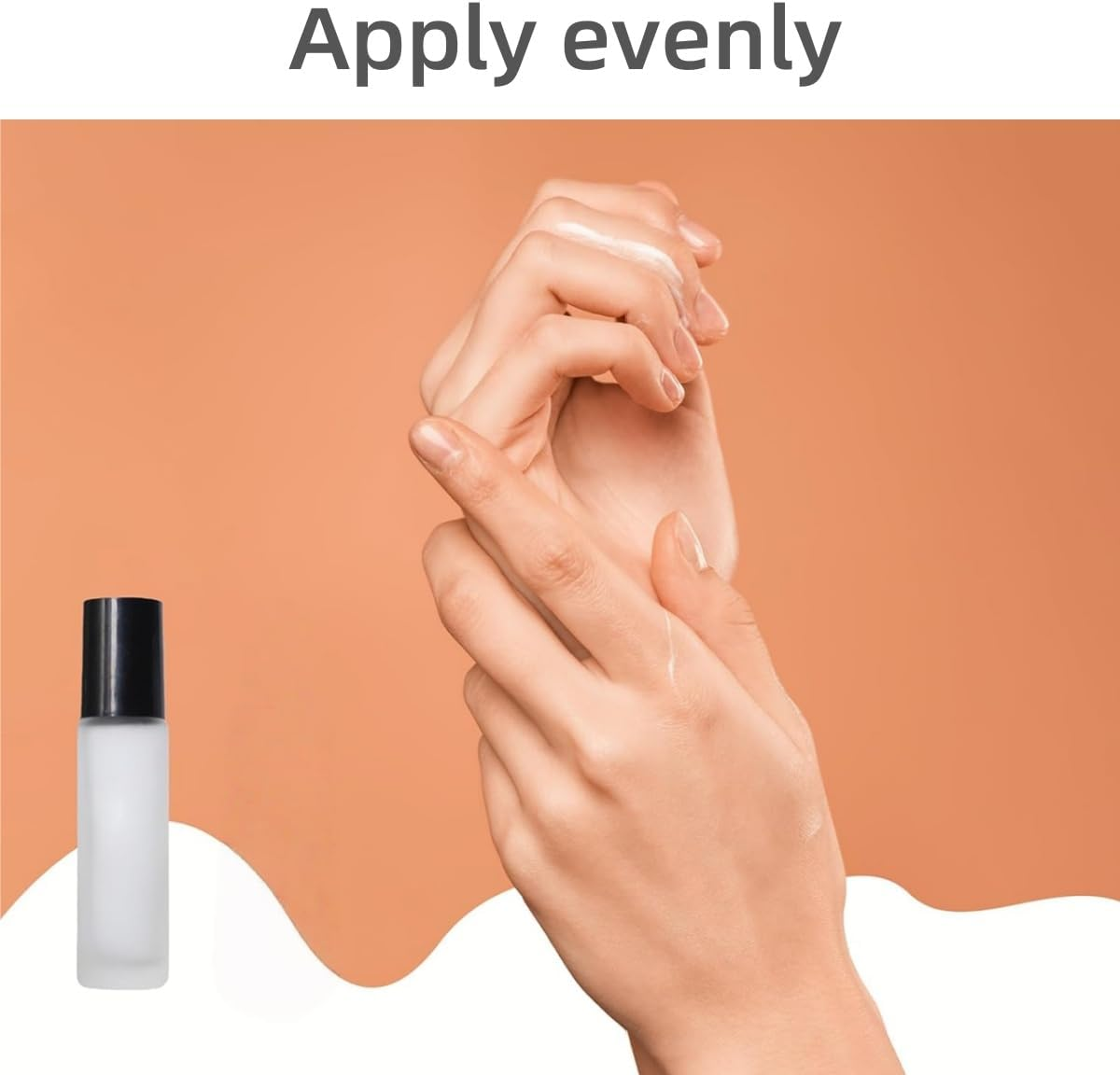 Wujzkisster Essential Oil Roller Bottle 10Ml 10 Pieces, Empty Clear Glass Roller Bottles for Essential Oils Leak Proof, Refillable image number 4