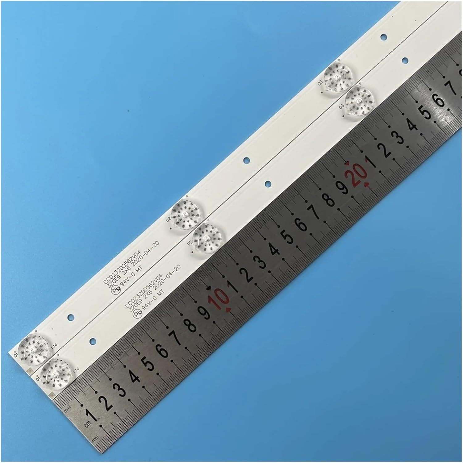 Tv'S LED Backlight Strips for Ak-Ira 32LED01T2M 32LED06T2W for Yu-No ULM-32TC114 Bands Rulers CC02320D562V08 CC02320D562V04 32E9 2X6 (Color : 10PCS 5TV)