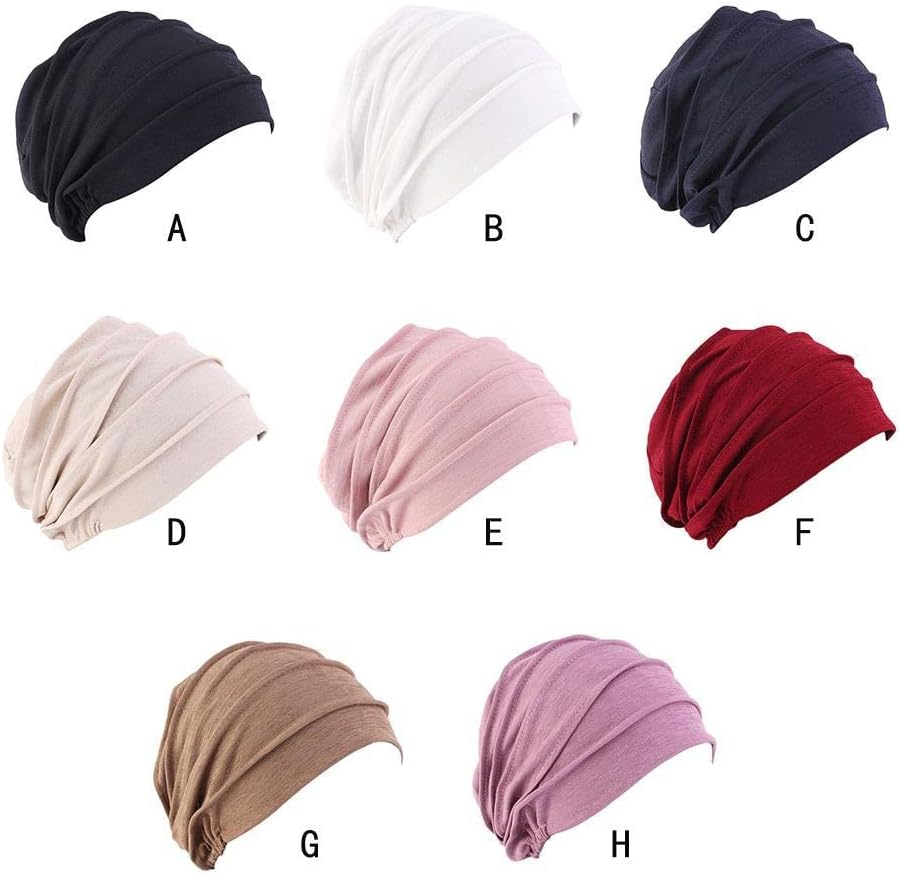 Cancer Headwear for Women Elastic Comfortable Stretchy Hats Gifts Christmas Wearing Supplies, Coffee image number 6