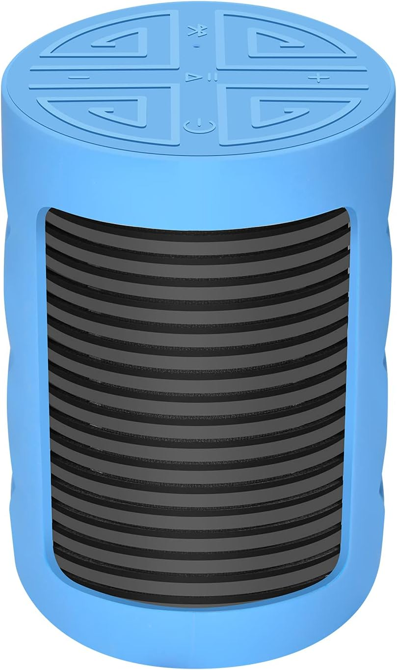 LICHIFIT Soft Silicone Case Bluetooth Speaker Protective Cover Replacement Skin Case Shell for Bang & OLUFSEN Explore Bluetooth Speaker - Blue image number 5