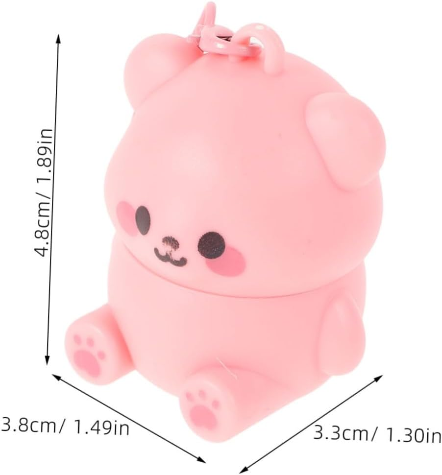 COMPUKAS Bear Lip Balm for Girls Boy Girl Moisturizing Hydrating Lip Balm for Holiday Stocking Stuffers image number 2