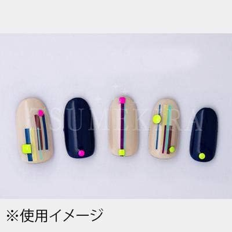 TSUMEKIRA ES-CST-102 Nail Stickers, Colorful Stripes 2 image number 6