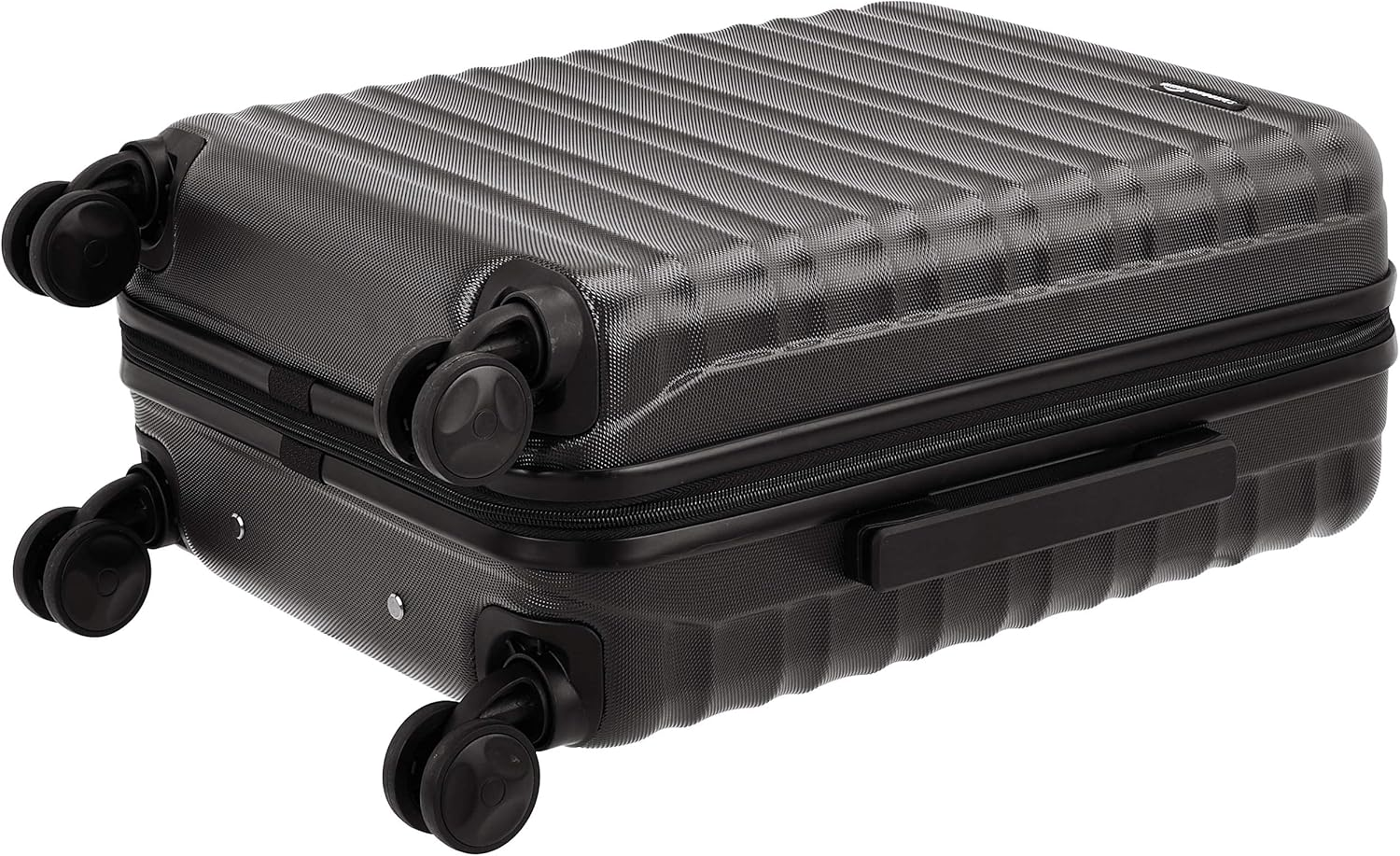 Amazon Basics Premium Hardside Spinner Luggage with Built-In TSA Lock, Carry on 55Cm, Black image number 5