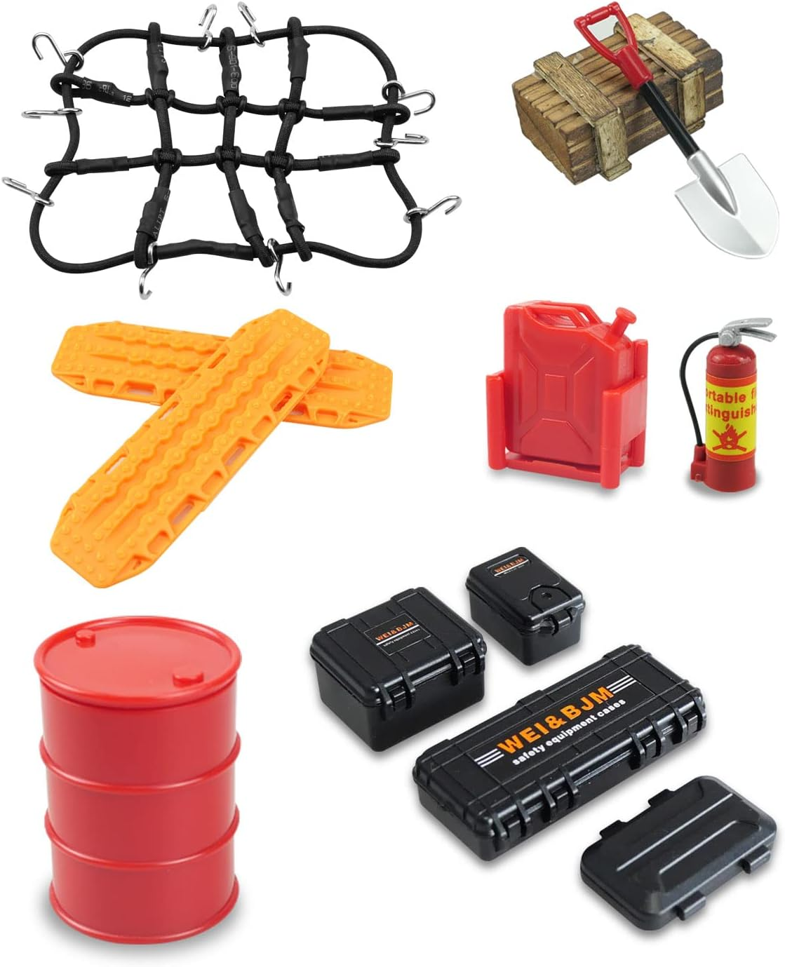 1/24 1/18 RC Crawler Accessories Fit for 1/18 TRX4M 1/24 Axial SCX24 (12Pcs Army Green) image number 5