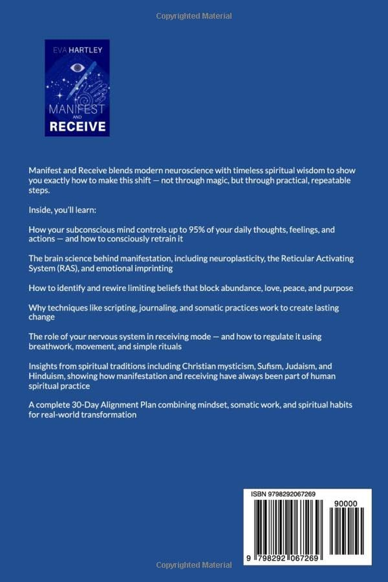 Manifest and Receive: Train Your Subconscious Mind, Rewire Limiting Beliefs, and Attract Abundance through Neuroscience and Spiritual Practice image number 1