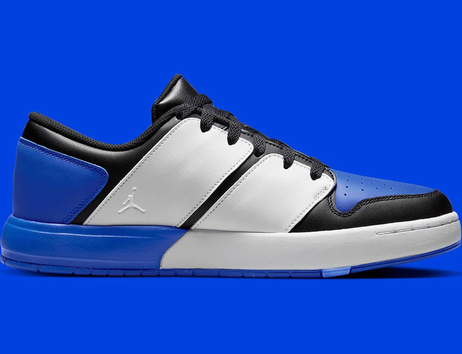 Jordan NU Retro 1 Low in Sport Royal/Black-White (Us_Footwear_Size_System, Adult, Men, Numeric, Medium, Numeric_11_Point_5) image number 3