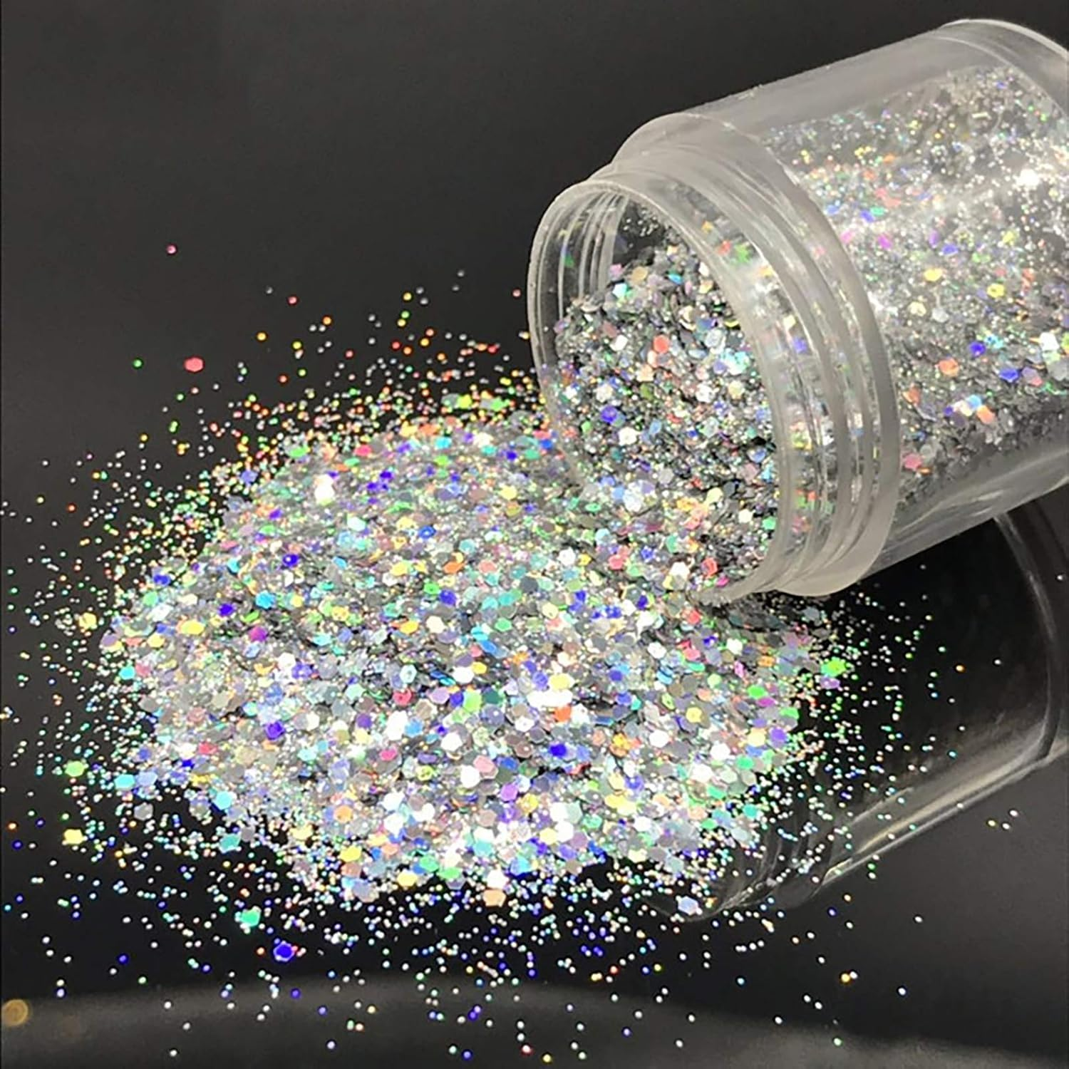 2 Pcs Nails Art Glitter Powder Brilliant Acrylic Nail Decoration Tool Make up Beauty Accessories
