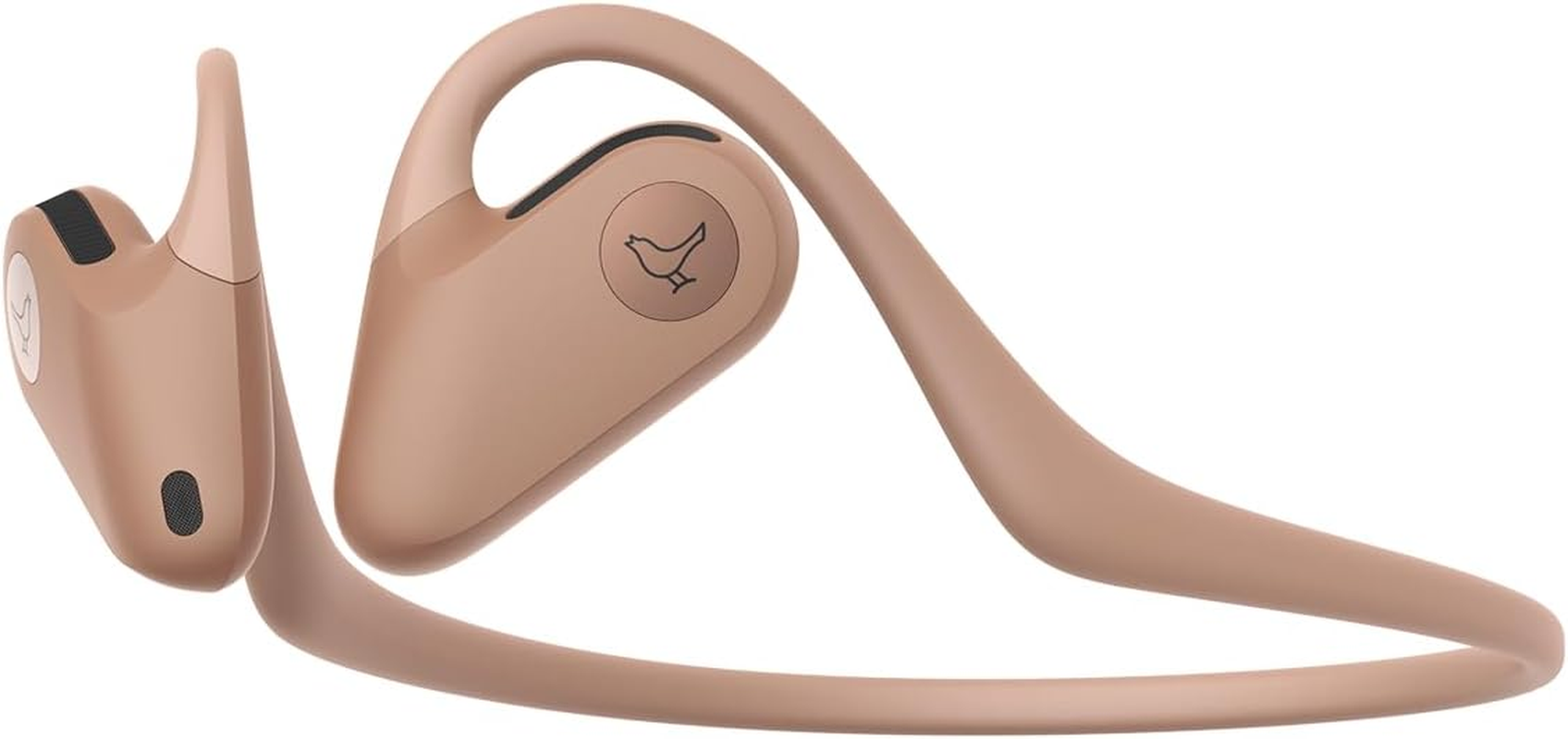 Libratone up Open-Ear Headphones Pantone Edition (Bluetooth 5.2, IP57 Splash Protection, 8H Battery, Quick Charge, 15 Mm Speaker, AI Voice Improvement) - Mocha Mousse