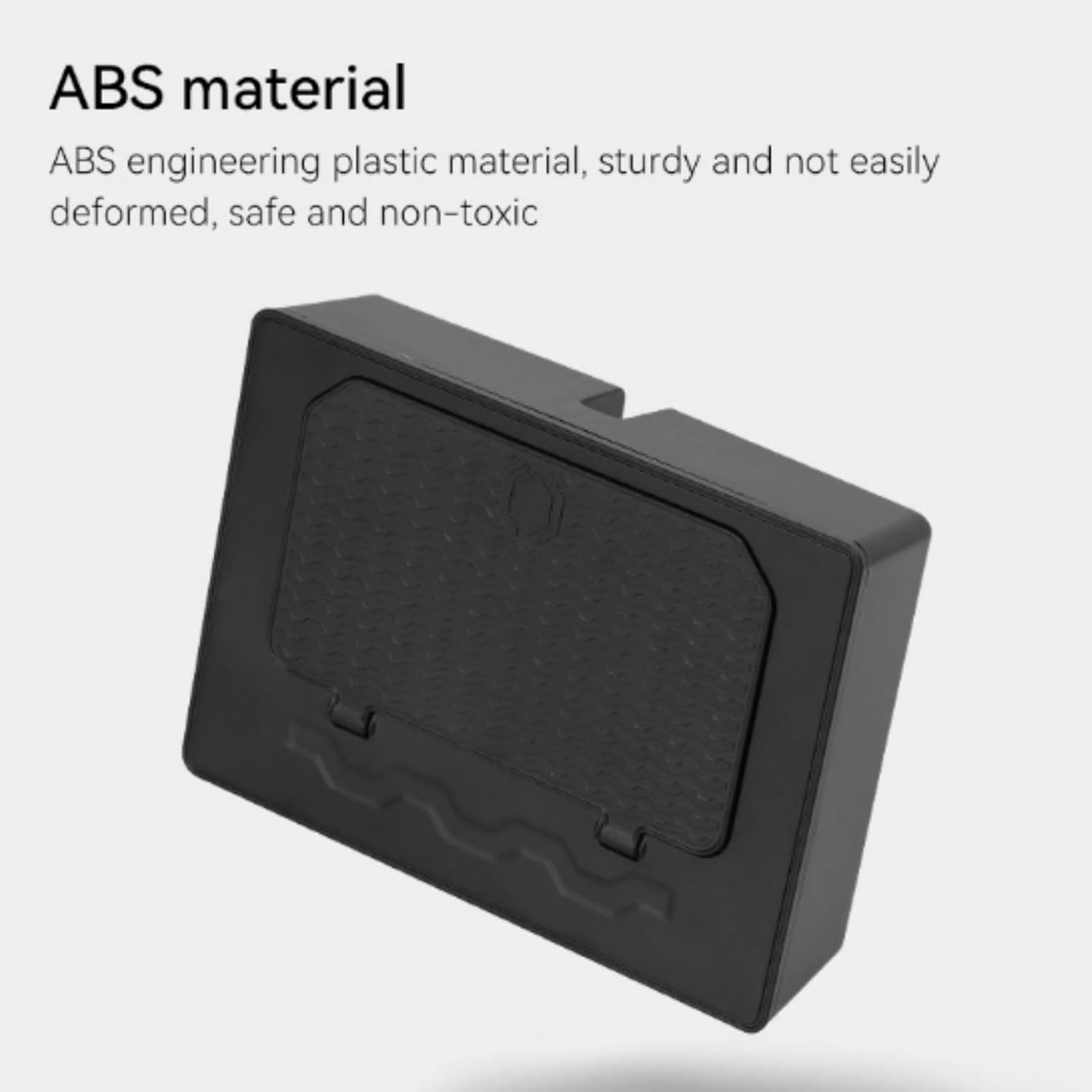 ABS Plastic Center Console Privacy Organizer Compatible with Mitsubishi L200/Triton 2024 2025 Armrest Box Hidden Storage Tray Accessories image number 5