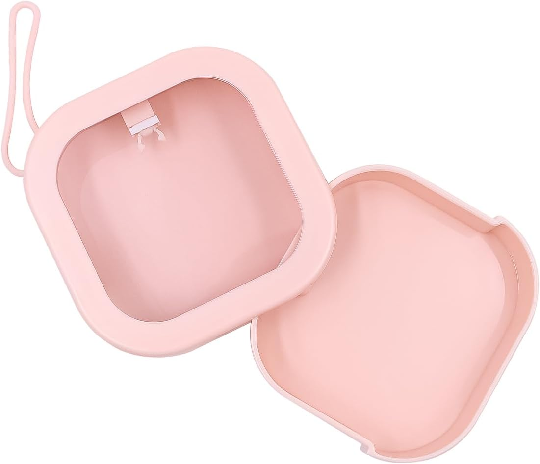 ANCLLO 2Pcs Hair Tie Organizer Holder Box Jewelry Organizer Hair Accessory Storage Containers